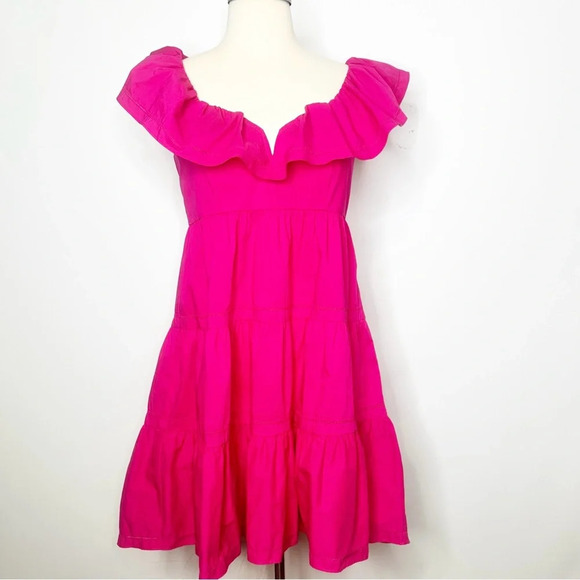 Saylor Karalyn Pink Mini Dress Size Small - Picture 3 of 6